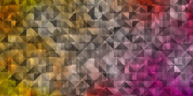 Üçgenli Light Orange vektör arkaplanı. Soyut üçgenli dekoratif tasarım. Terfileriniz için tasarım.