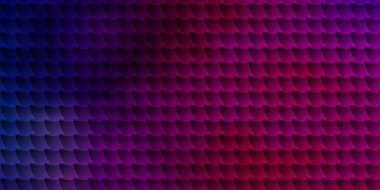 Açık mavi, kare şeklinde kırmızı vektör deseni. Soyut arkaplanda renkli gradyan olan dikdörtgenler. Cep telefonları için şablon.