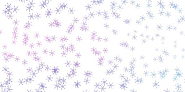 Açık mavi, kıvrımlı kırmızı vektör arkaplan. Eğimli renkli geometrik örnekler var. Reklamlar ve reklamlar için desen.