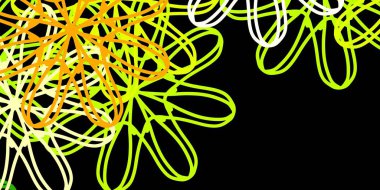 Koyu yeşil, Memphis şekilli kırmızı vektör dokusu. Gradyan rastgele formlarla modern soyut illüstrasyon. Web siteniz için basit illüstrasyon.