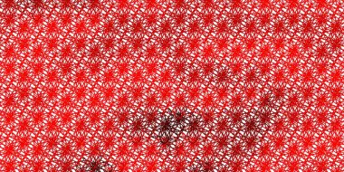 Açık Turuncu çizgili vektör şablonu. Eğimli dairesel kavisli parlak bir illüstrasyon. Reklamlar ve reklamlar için desen.