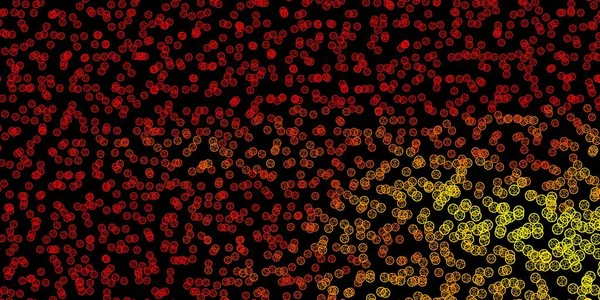 Темно Червона Жовта Векторна Текстура Символами Релігії Барвисті Старовинні Ілюстрації — стоковий вектор