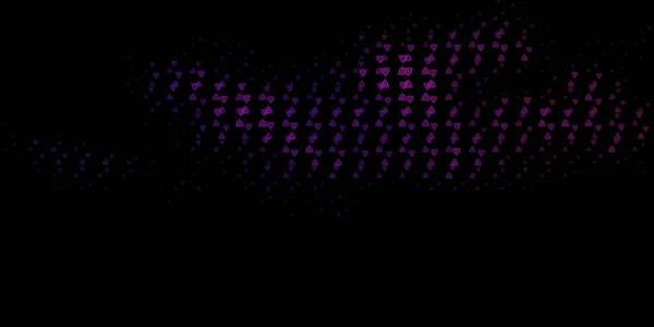 Темно Фіолетовий Векторний Шаблон Езотеричними Знаками Абстрактна Ілюстрація Готичними Градієнтними — стоковий вектор