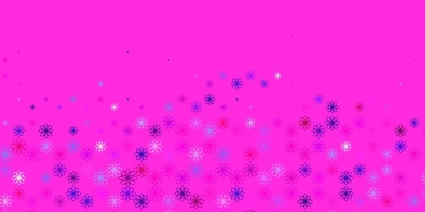 Світло Фіолетовий Рожевий Векторний Фон Кривими Барвисті Ілюстрації Круговому Стилі — стоковий вектор
