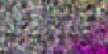 Açık Pembe, sarı vektör arkaplanı çokgen biçiminde. Gradyan dikdörtgenleri ve kareleri olan renkli çizimler. Cep telefonları için şablon.