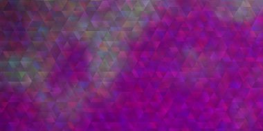 Çizgileri ve üçgenleri olan açık mor vektör arkaplan. Basit bir şekilde üçgenli renkli bir çizim. İniş sayfaları için şablon.