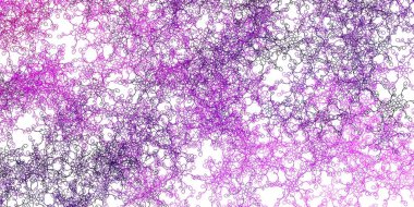 Açık Mor, pembe çizgili vektör deseni. Renkli çizgilerle dairesel çizimler. Reklamlar ve reklamlar için desen.