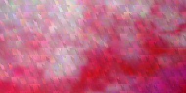 Açık pembe vektör arkaplanı, çizgiler, üçgenler. Soyut üçgenli dekoratif tasarım. Reklamlar için desen.