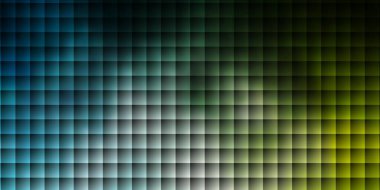 Açık mavi, çokgen tarzda yeşil vektör arkaplan. Gradyan dikdörtgenleri olan bir resim. İş broşürleri, broşürler için desen