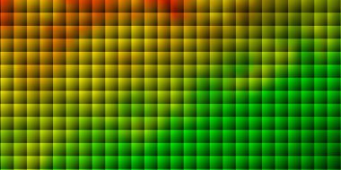 Açık yeşil, çizgileri, dikdörtgenleri olan sarı vektör düzeni. Dikdörtgenli soyut gradyan çizimi. Reklamınız, posteriniz, afişiniz için en iyi tasarım.