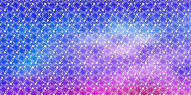 Açık mavi, kıvrımlı çizgileri olan kırmızı vektör arkaplan. Gradyan kıvrımları olan yarım tonlu bir resim. İş broşürleri, broşürler için desen