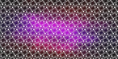 Açık mavi, yaylı kırmızı vektör arkaplan. Bükülmüş çizgileri olan yepyeni renkli bir çizim. Posterleriniz ve afişleriniz için en iyi tasarım.