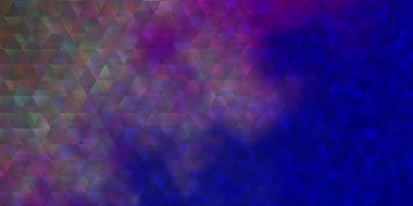 Açık pembe, mavi vektör düzeni çizgiler, üçgenler. Soyut tarzda akıllı tasarım ve eğimli üçgenler. Duvar kağıtları için şablon.