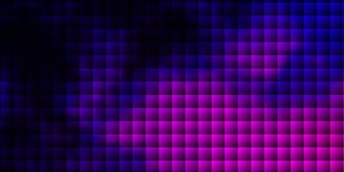 Çizgileri, dikdörtgenleri olan koyu mor vektör düzeni. Dikdörtgen şekilli yeni soyut illüstrasyon. Cep telefonları için şablon.