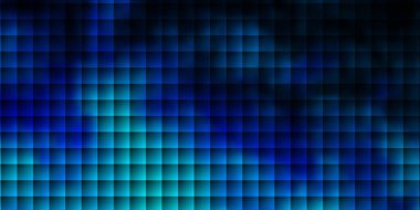 Dikdörtgenli hafif Mavili vektör şablonu. Dikdörtgenli soyut gradyan çizimi. Reklamlar ve reklamlar için desen.