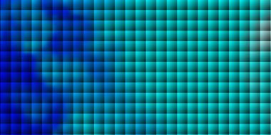 Dikdörtgenli hafif Mavili vektör şablonu. Soyut tarzda dikdörtgenleri olan modern tasarım. Reklamlar ve reklamlar için desen.