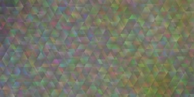 Açık yeşil çizgileri ve üçgenleri olan bir şablon. Renkli üçgenli modern gradyan çizimi. Web siteleri için desen.