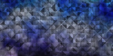 Çizgileri ve üçgenleri olan açık mor vektör düzeni. Soyut üçgenli dekoratif tasarım. Terfileriniz için tasarım.