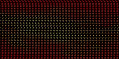 Esrarengiz işaretli koyu turuncu vektör şablonu. Gradyan simya şekilli renkli bir illüstrasyon. Doğaüstü tasvirler için basit tasarım.