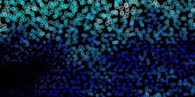 Din sembollü koyu mavi vektör dokusu. Gotik eğilimli soyut illüstrasyon. Sihir için dizayn, ruhsal olaylar.