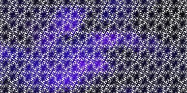 Fiyonklu hafif Mor vektör arkaplan. Gradyan eğrileri olan renkli soyut çizimler. Reklamlar ve reklamlar için desen.