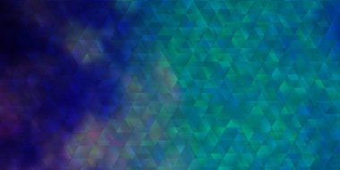 Açık Pembe, mavi vektör arkaplan çizgileri, üçgenler. Renkli üçgenli modern gradyan çizimi. Terfileriniz için tasarım.