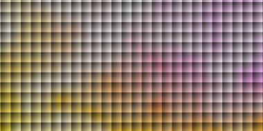 Açık pembe, dikdörtgenli sarı vektör şablonu. Soyut arkaplanda renkli gradyan olan dikdörtgenler. Web siteleri, iniş sayfaları için desen.