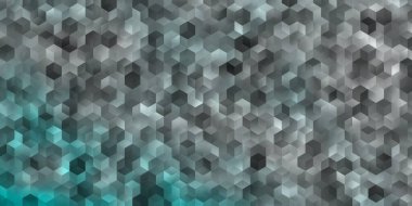 Altıgen şekilde hafif BLUE vektör şablonu. Renkli altıgenli soyut illüstrasyon. Marka kitabınız için yeni şablon.