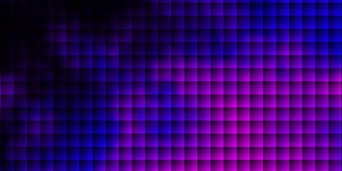 Koyu mor, dikdörtgenli pembe vektör şablonu. Gradyan dikdörtgenleri ve kareleri olan renkli çizimler. Web siteleri, iniş sayfaları için desen.