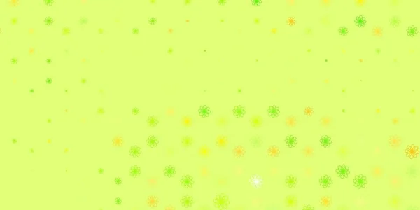 Ljusgrön Röd Vektor Bakgrund Med Våta Linjer Illustration Abstrakt Stil — Stock vektor