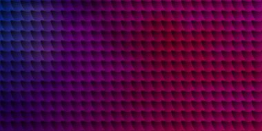 Açık mavi, kare şeklinde kırmızı vektör deseni. Soyut arkaplanda renkli gradyan olan dikdörtgenler. Cep telefonları için şablon.