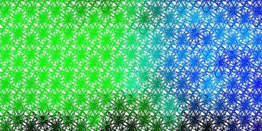 Kıvrımlı ışık çok renkli vektör arkaplanı. Eğimli dairesel kavisli parlak bir illüstrasyon. Terfileriniz için akıllı tasarım.