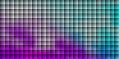 Açık pembe, dikdörtgenli mavi vektör arkaplan. Renkli dikdörtgenlerle soyut gradyan çizimi. Web siteleri, iniş sayfaları için desen.