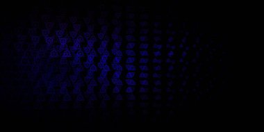 Lacivert, kırmızı vektör arkaplan ve gizemli semboller. Sihirli ruhani güç işaretleri olan bir ilüzyon. Okült tasarımın için basit bir temel.