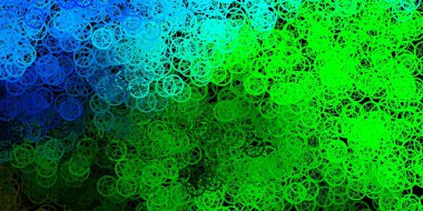 Esrarengiz sembollü çok renkli vektör arkaplanı. Gradyan simya şekilli renkli bir illüstrasyon. Sihir için dizayn, ruhsal olaylar.