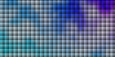 Açık pembe, kare şeklinde mavi vektör deseni. Gradyan dikdörtgenleri ve kareleri olan renkli çizimler. İş tanıtımınız için tasarım.