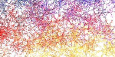 Açık Kırmızı, Wry çizgileri olan sarı vektör düzeni. Eğimli yay ile soyut illüstrasyon. Reklamlar ve reklamlar için desen.