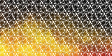 Açık yeşil, kıvrımlı çizgileri olan sarı vektör şablonu. Gradyan eğrileri olan renkli soyut çizimler. Kullanıcı Arayüzü tasarımınız için şablon.