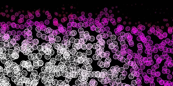 Темно Рожевий Векторний Шаблон Езотеричними Знаками Абстрактна Ілюстрація Готичними Градієнтними — стоковий вектор