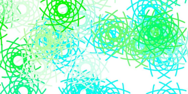 Світло Зелений Векторний Фон Випадковими Формами Ілюстрація Різнокольоровими Формами Абстрактному — стоковий вектор