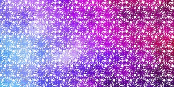 Açık mavi, kıvrımlı kırmızı vektör dokusu. Çizgili soyut gradyan çizimi. İş broşürleri, broşürler için desen