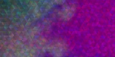 Açık Pembe, çizgileri ve üçgenleri olan mavi vektör şablonu. Basit bir şekilde üçgenli renkli bir çizim. Duvar kağıtları için şablon.