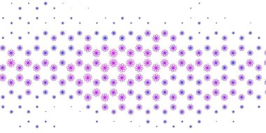 Açık Mor, ince çizgili pembe vektör dokusu. Renkli çizimler, kıvrımlardan oluşur. İş broşürleri, broşürler için desen