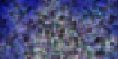 Dikdörtgenli koyu mavi vektör arkaplan. Gradyan dikdörtgenleri olan bir resim. Web siteleri, iniş sayfaları için desen.