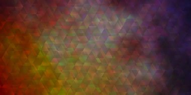 Açık mavi, sarı vektör arkaplan, çizgiler, üçgenler. Renkli eğimli üçgenlerin çizimi. Terfileriniz için tasarım.