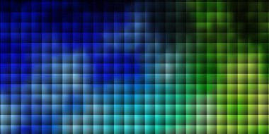 Açık mavi, çizgileri ve dikdörtgenleri olan yeşil vektör düzeni. Soyut arkaplanda renkli gradyan olan dikdörtgenler. İş tanıtımınız için tasarım.