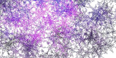 Kıvrımlı açık mor vektör arka planı. Soyut bir şekilde gradyan eğimli bir tasvir. Cep telefonları için şablon.