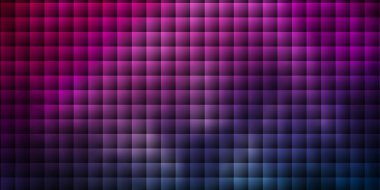 Açık mavi, kare şeklinde kırmızı vektör deseni. Gradyan dikdörtgenleri ve kareleri olan renkli çizimler. Reklamınız, posteriniz, afişiniz için en iyi tasarım.