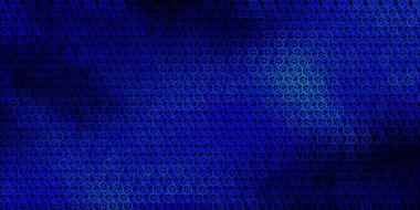 Sihirli elementlerle koyu mavi vektör deseni. Gotik eğilimli soyut illüstrasyon. Doğaüstü tasvirler için basit tasarım.