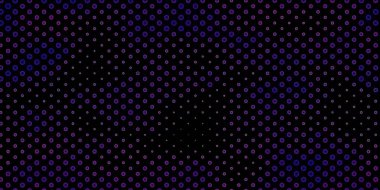 Esrarengiz işaretli koyu mor vektör şablonu. Sihirli ruhani güç işaretleri olan bir ilüzyon. Gizemli, mistik tasarımlar için arkaplan.